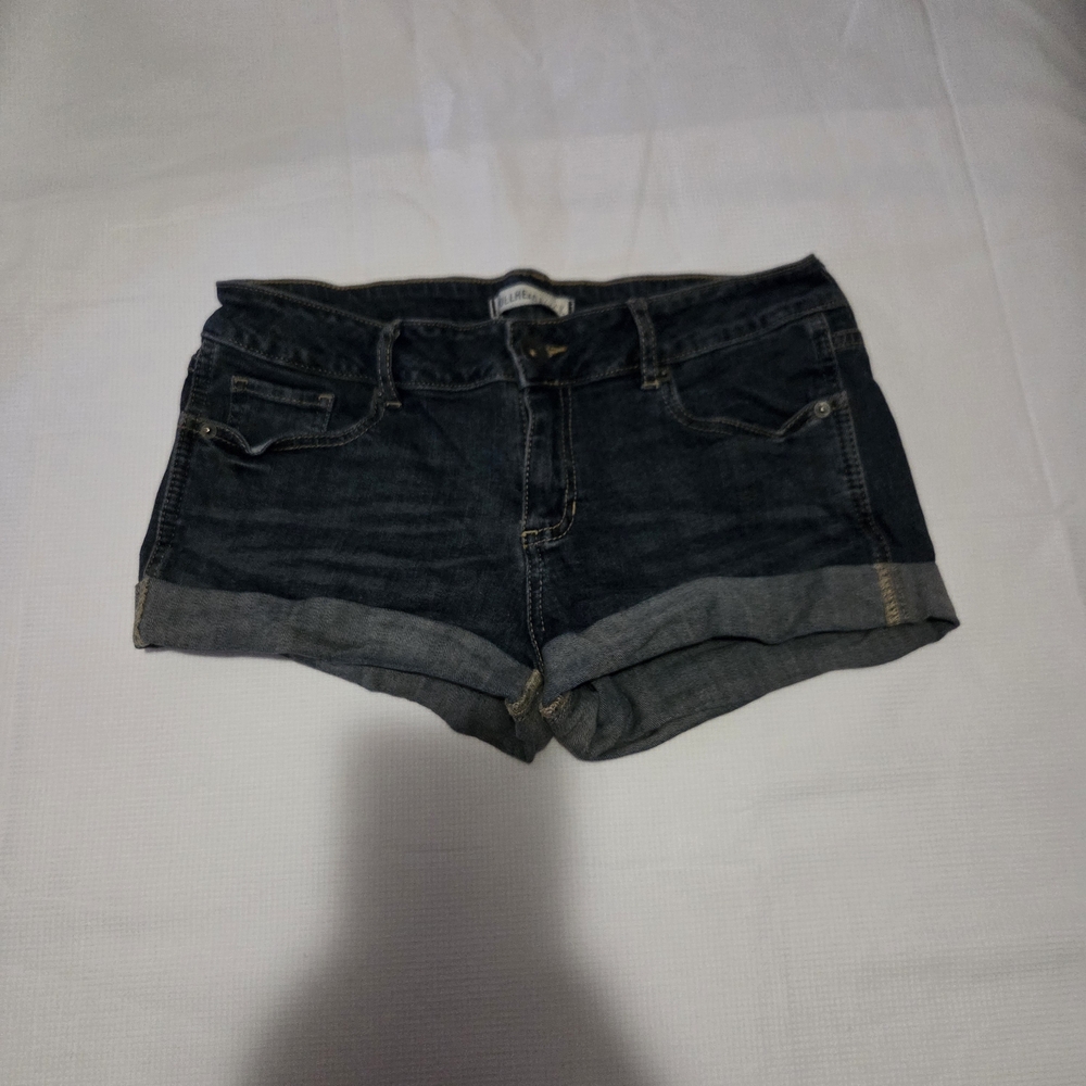 Bullhead Dark Blue Jean‎ Shorts Vtg Ultra Low Rise
